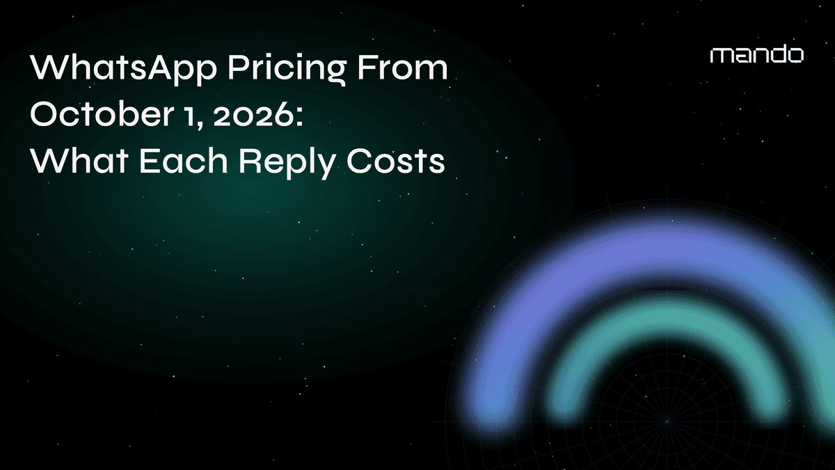 WhatsApp Pricing From October 1, 2026: What Each Reply Costs